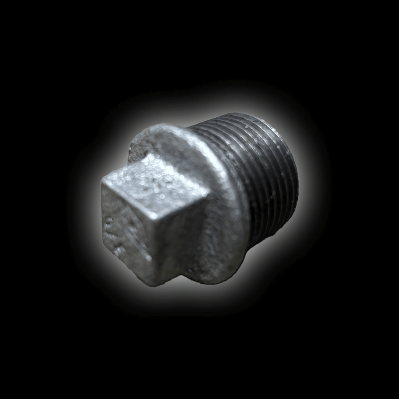 Metal mobile cover blanking cap with threaded design.