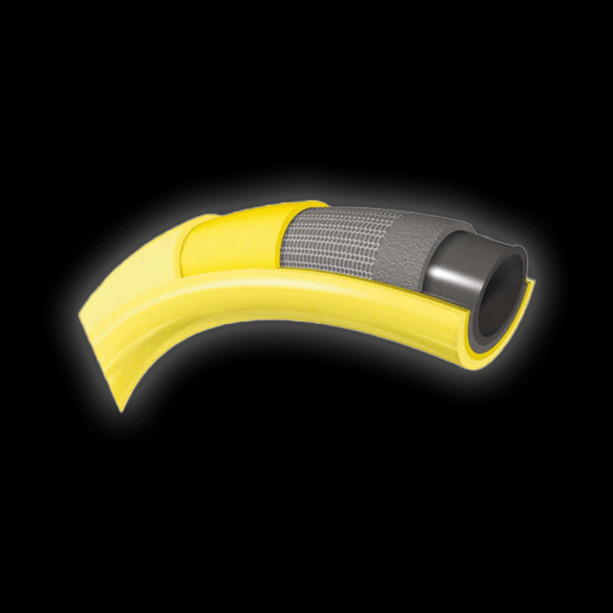 25m of 3/4" Hose showing durable and flexible Tricoflex material for lasting performance.