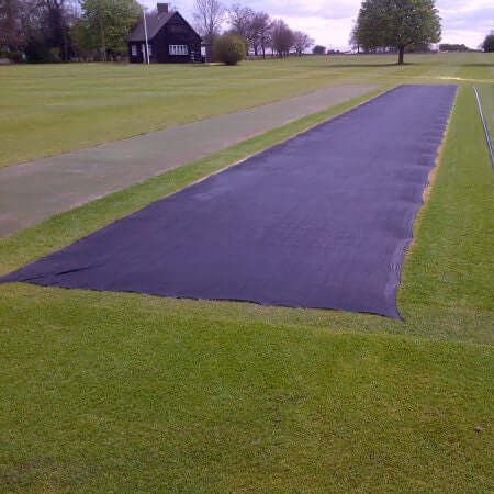 Germination Sheet laid out on a green field for optimal seed growth and faster germination.