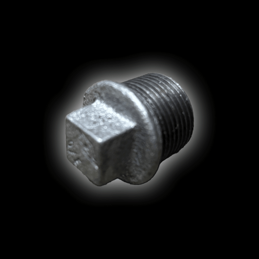Metal mobile cover blanking cap with threaded design.